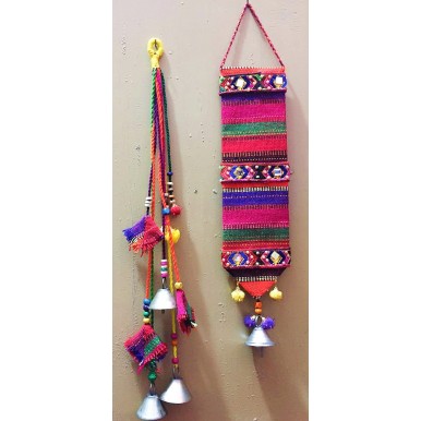 Multi Color Embroidered Wall Hanging