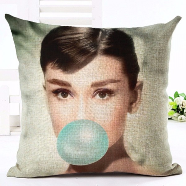 Pack of 2 - Digital print fashion icon cushion cover
