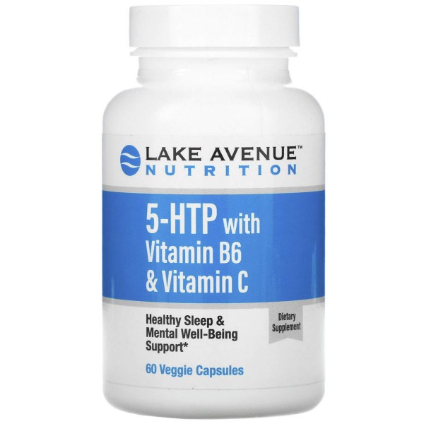 5HTP With Vitamin B6 And Vitamin C 60 Veggie Capsules Buyon.pk
