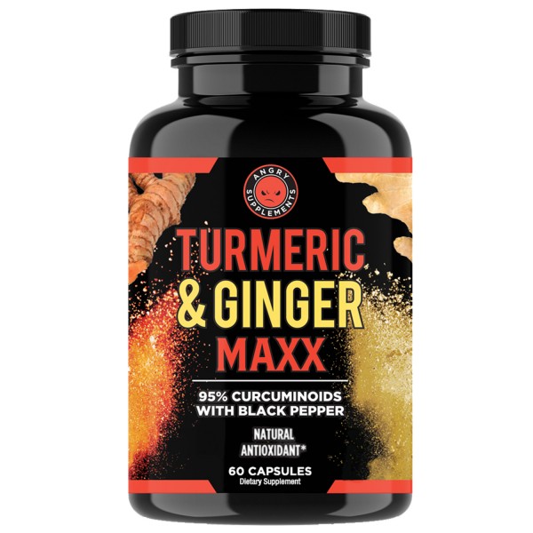 Turmeric Curcumin And Ginger Maxx Dietary Supplement 60 Capsules