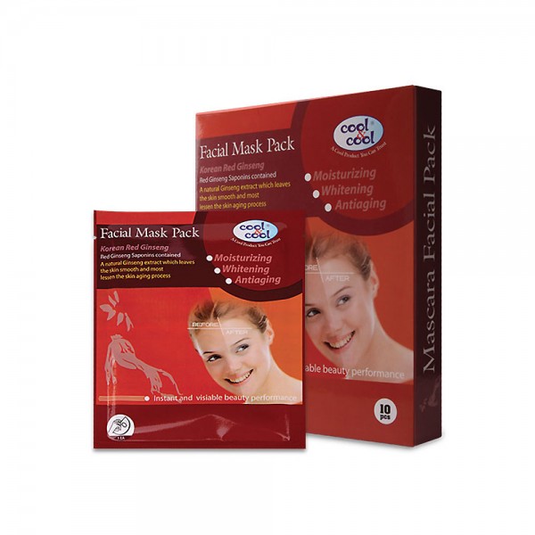 Cool & Cool Facial Mask Pack - deal of 3