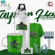 Multan Sultans PSL Pack Of Keychain Bottle Tshirt Mug