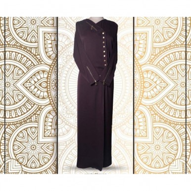 Stylish Buttoned Design Abaya