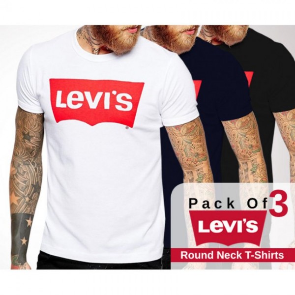 levis pack of 3 t shirts