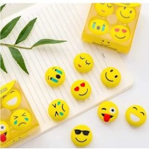 Cute Emoji Eraser Smiley Rubber For Kids Gift (Pack Of 4)