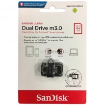 SanDisk Ultra Dual Micro M3.0 USB3.0 OTG Flash Drive 32GB