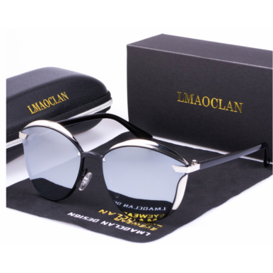 Women Polarised Sunglasses Luxury Fashion Cat Eye Style LMAOCLAN  Brand Female Sunglasses