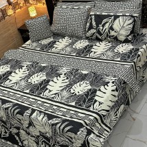 Premium 7-Piece Cotton Comforter Set for King Size Bed (FB1214)