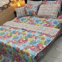 Premium 7-Piece Cotton Comforter Set for King Size Bed (FB1214)