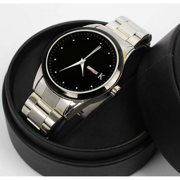 black chain watches for men