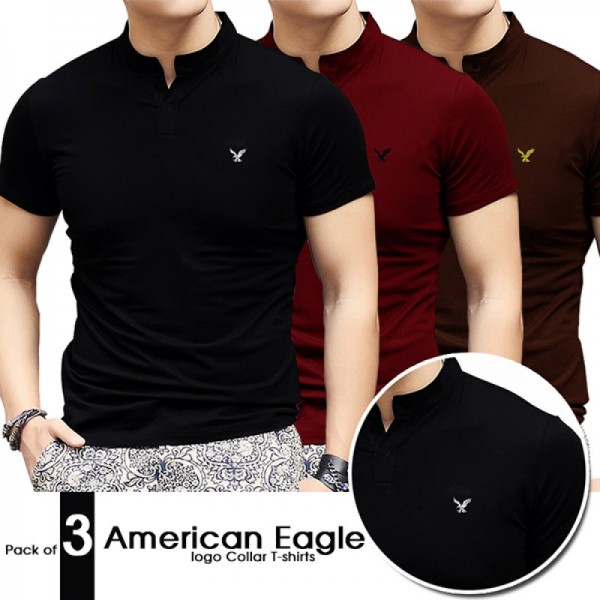collar t shirt pack of 3