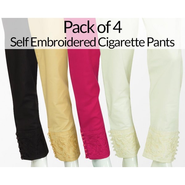 Buy Slit Cigarette Pants by Designer TWENTY NINE Online at Ogaan.com