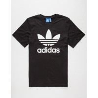 Black Adidas Logo Graphics T-shirt