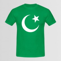 14 August Green Round Neck T shirt - Independence Day Special