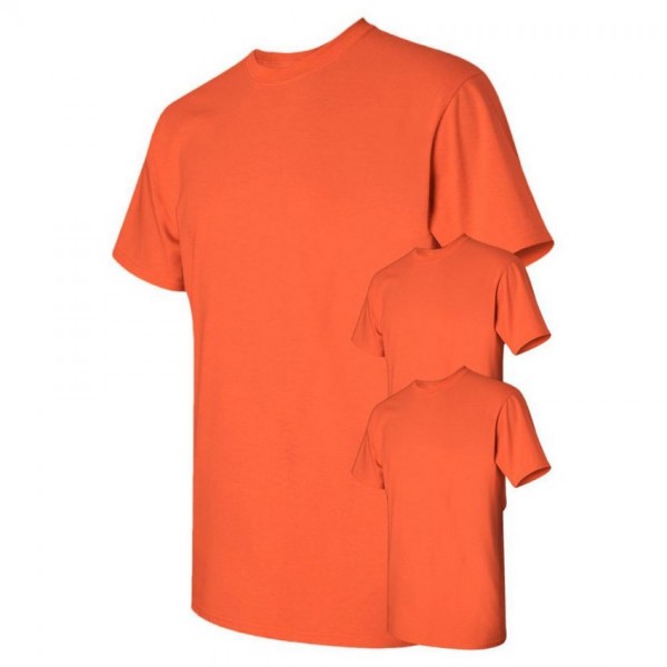 Bundle Offer Pack of 3 Plain Orange T-shirts