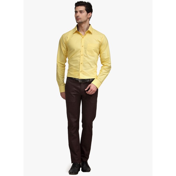 Yellow Formal Shirt For Him - Buyon.pk