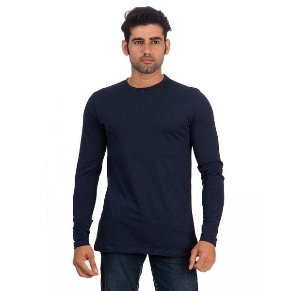 Buy Round Neck Navy Blue T shirt online in Pakistan | Buyon.pk