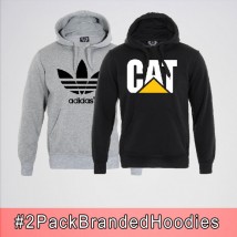 Pack of 02 Branded Style Kangaroo hoodies