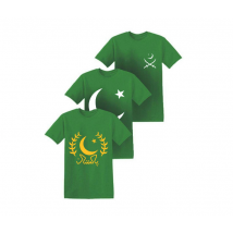 Pack of 03 Pakistan T shirts
