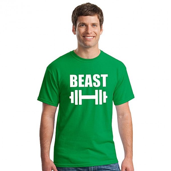 Green Beast Printed T shirt For Him