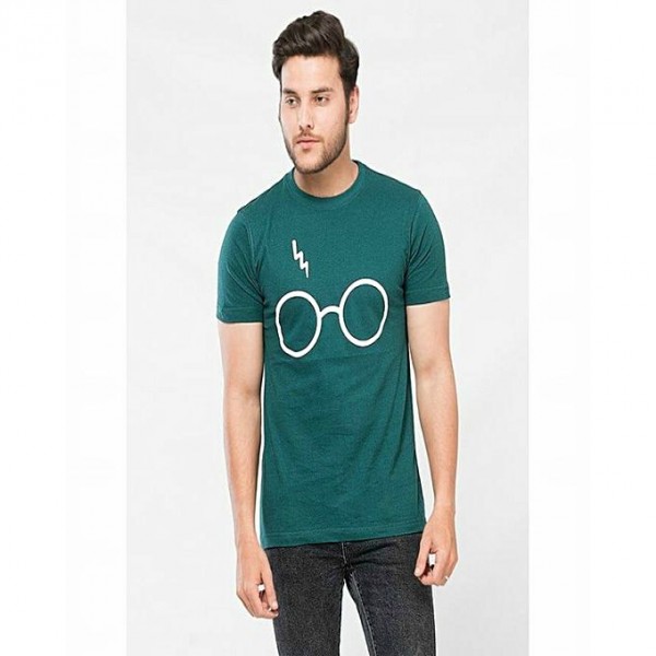 Green Harry Potter Printed T-shirt For Him