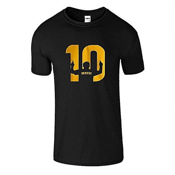 Messi 10 Printed Cotton T shirt For Him