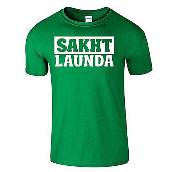 Green Sakht Launda Printed T shirt