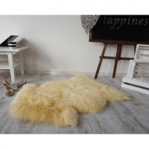 Natural Ivory Sheepskin Rug - Supersoft 2x3 ft