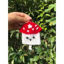 Mushroom Keychain Crochet Qureshia
