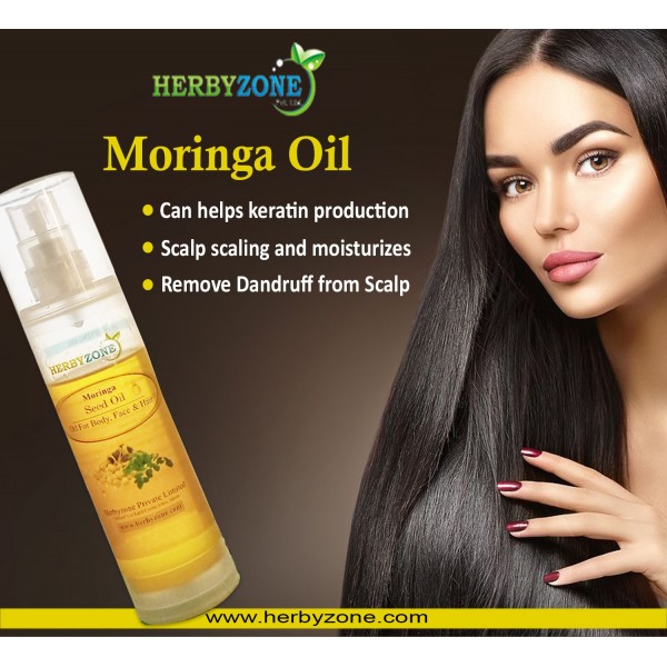 MORINGA Oil For (Hair Care + Skin Care) (100ml)