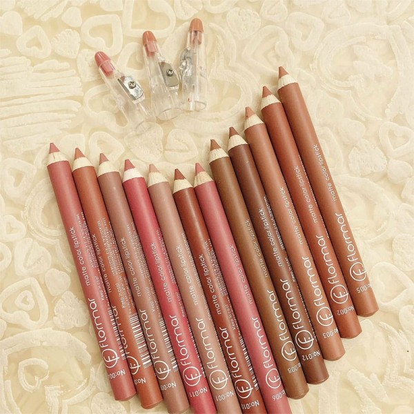 Flormar Lip Pencils 12 Shades Antique Lip Pencils Buyon.pk