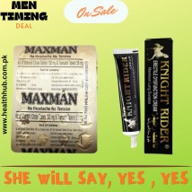 Original Men Sex Delay Timing Spray Cream & Tablet Maxman For Men Deal no 23