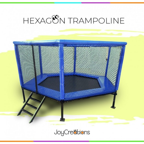 10 x 10 ft Hexagon Trampoline for Kids and Adults