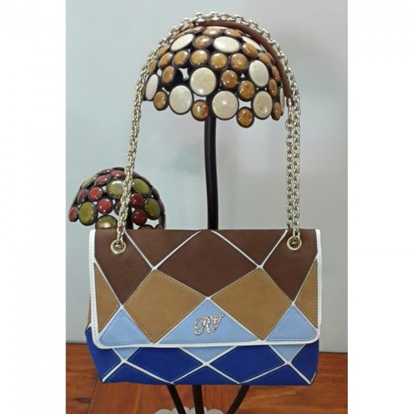 Fashionable Tri Coloured Side Bag For Her
