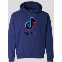 Unisex TikTok Hoodie in Blue Color