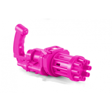 8-Hole Bubble Gun Machine - Massive Bubble Gattler Toy gun With Bubble liquid for Kids