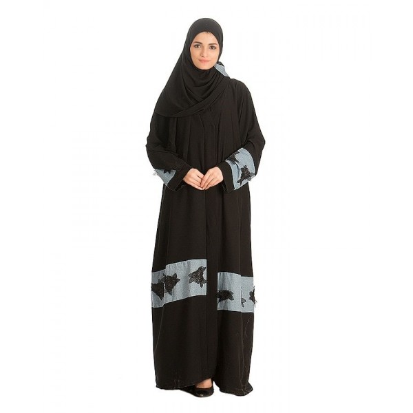 Black Nadha Abaya For Women - AIP- 010