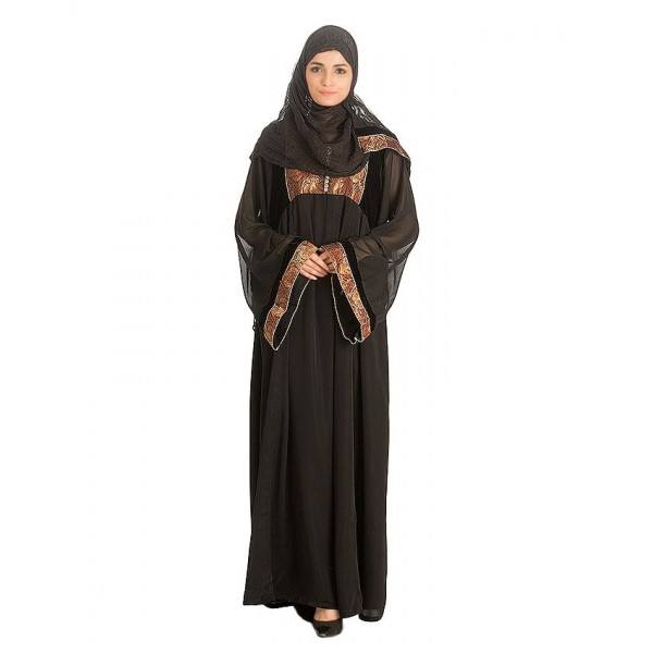 Black Nadha Abaya For Women - AIP-007