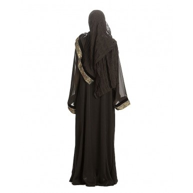 Black Nadha Abaya For Women - AIP-008