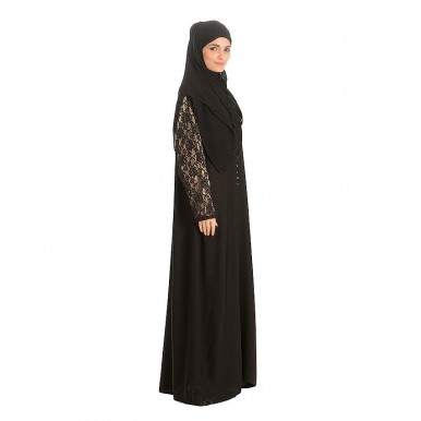 Black Nadha Abaya For Women - AIP-006