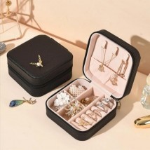 Mini jewellery storage box Accesories Organizer jewellery box for necklace ring earring Lipstick case