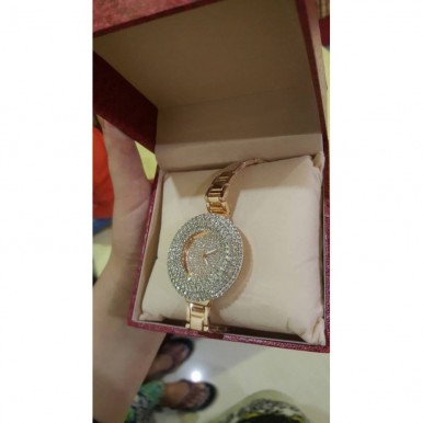 Crystal Watch Rose Gold Watch for Her
