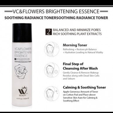W-Beauty Soothing Radiance Skin Toner - 140 ml