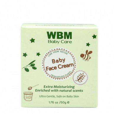 Baby Care Extra Moisturizing Baby Face Cream - Organic Cream for Babies 50G