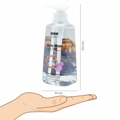 WBM Care Lavender and Almond Moisturizes skin Body Wash - 500 ML