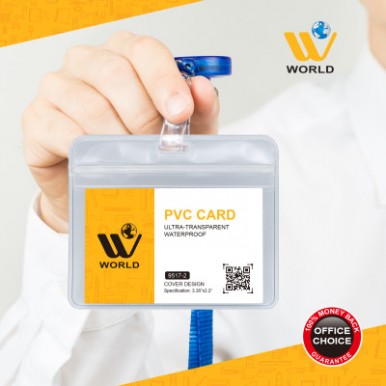 W World PVC High Quality Material Cards Cover- 12 Pieces