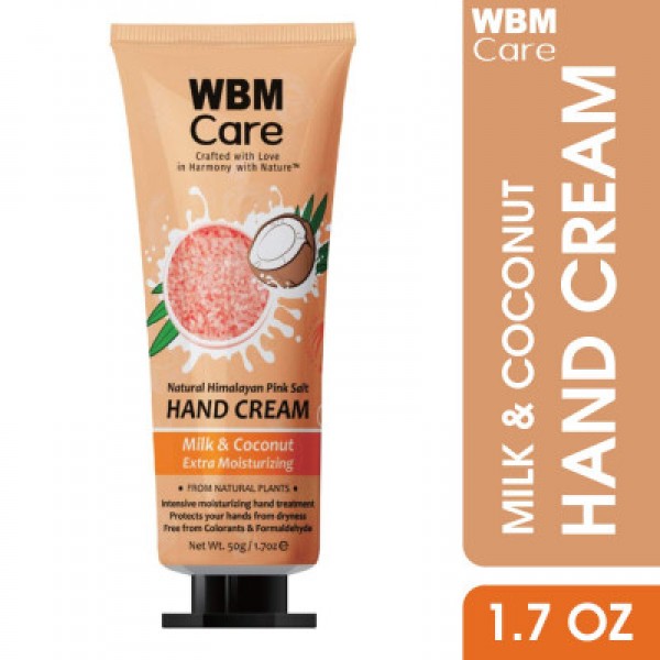 WBM Care Ultra-Conditioning Milk & Coconut Hand Cream -50 g