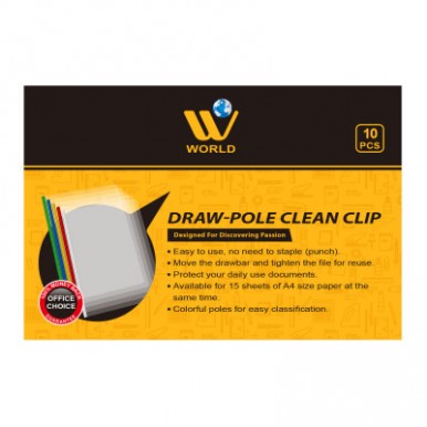 W World High Quality durable Draw Pole Clean Clip -10 Pcs