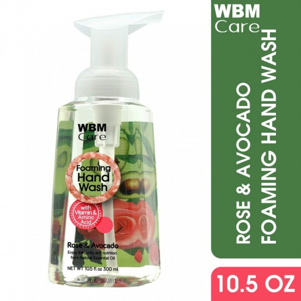 WBM Care Antibacterial Foaming Hand Wash Rose And Avocado-300ml