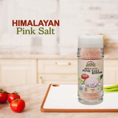 Himalayan Chef Pink salt Small Glass Shaker-100G